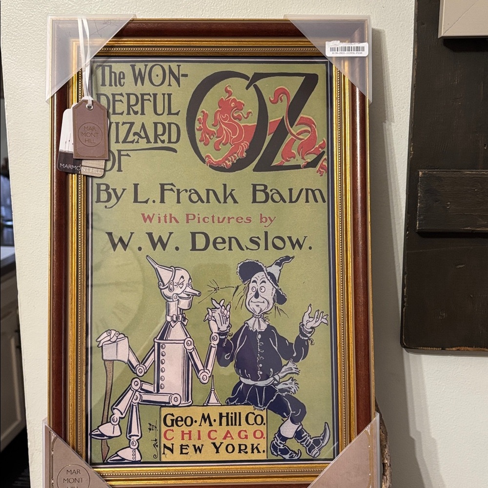 Marmont Hill 18x12 The Wonderful Wizard of Oz Vintage Style Framed Artwork - Picture 7 of 14